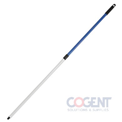 36"-60" Extension Handle Metal Blue/White Threaded-end  638