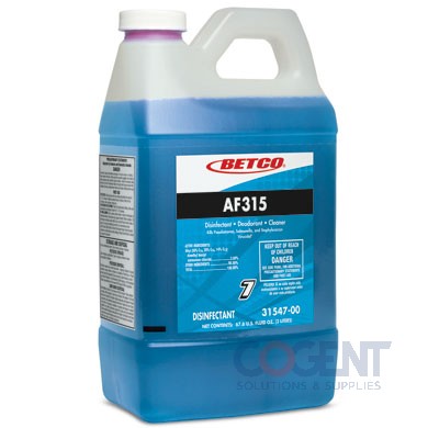 Betco AF315 Disinfect/Cleaner Citrus Scent 4/2LT/cs 3154700