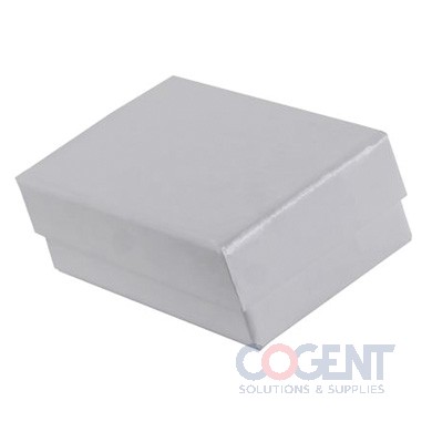 Jewelry Box 21 White Krome 2-1/2x1-1/2x7/8 w/Ctn 100/cs