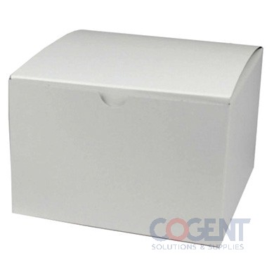 Gift Box 6x6x4 White Gloss 1pc Folding 100/cs 54113-000