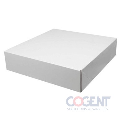 Gift Box 8.5x8.5x2 White Gloss 2pc Pop-Up 100/cs 54116-000