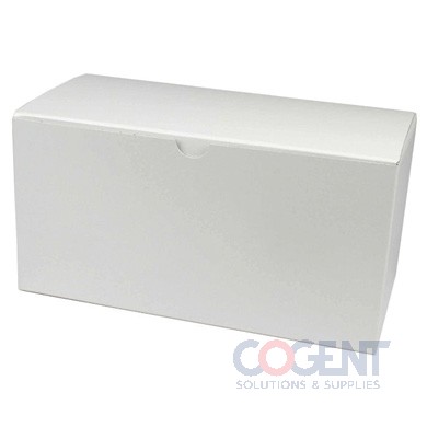 Gift Box 9x4.5x4.5 White Gloss 1pc Folding 100/cs 5-4119-000