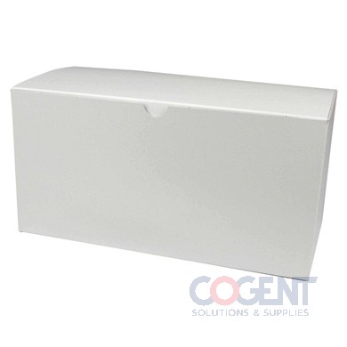 Gift Box 12x6x6 White Gloss 1pc Folding 50/cs 54131-000