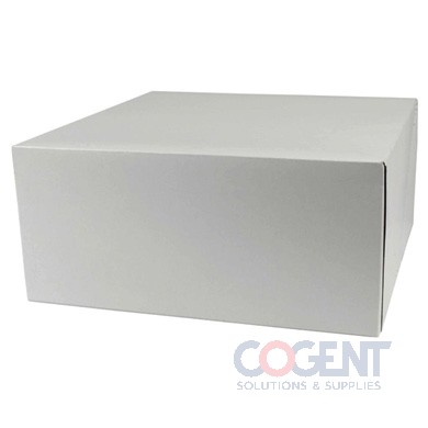 Gift Box 12x12x5.5 White Gloss 2pc Pop-Up 50/cs 54136-000