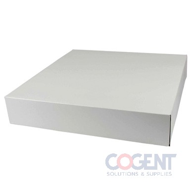Gift Box 16x16x3 White Gloss 2pc Pop-Up 25/cs 54150-000