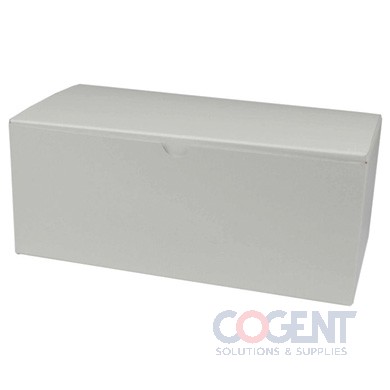 Gift Box 10x5x4 White Gloss 1pc Folding 100/cs 54183-000