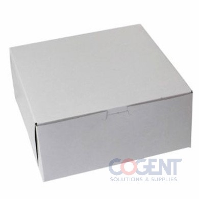 Bakery Box 9x9x4 White 1pc LC .020 200/cs 994B-261