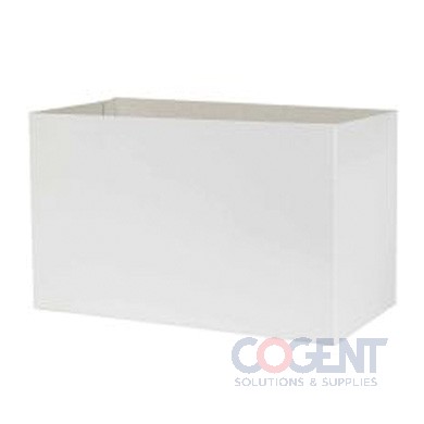 Hi-Wall Base 10x5x6 White Gls 1pc Folding 50/cs H1056-000