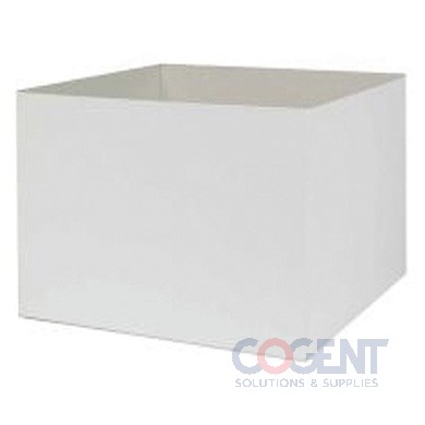 Hi-Wall Base 10x10x9 White Gls 1pc Folding 50/cs H109-000