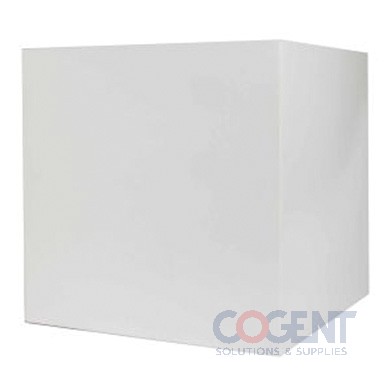 Hi-Wall Base 12x12x12 White Gls 1pc Folding 50/cs H1212-000