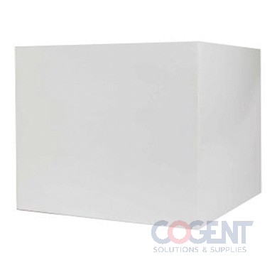 Hi-Wall Base 12x12x9 White Gls 1pc Folding 50/cs H129-000