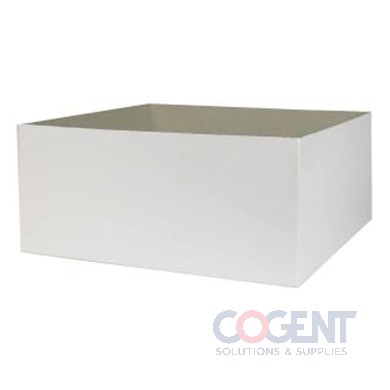 Hi-Wall Base 14x14x6 White Gls 1pc Folding 50/cs H146-000