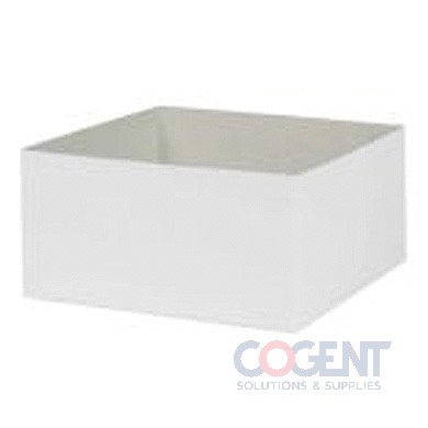 Hi-Wall Base 6x6x3 White Gls 1pc Folding 50/cs H63-000