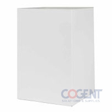 Hi-Wall Base 6x6x9 White Gls 1pc Folding 50/cs H69-000