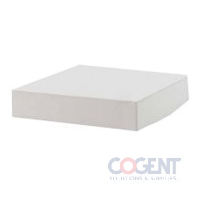 Lid 6x6 White Krome 1pc Rigid 50/cs L6-005