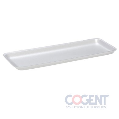 Foam Tray 7S White 14.8"x5.8"x0.6" 250/cs