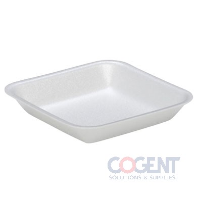Foam Tray 14 White 6"x6"x.9" 500/cs