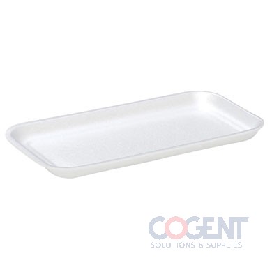 Foam Tray 17S White 8.3"x4.5"x.4" 1m/cs 88117   CKF