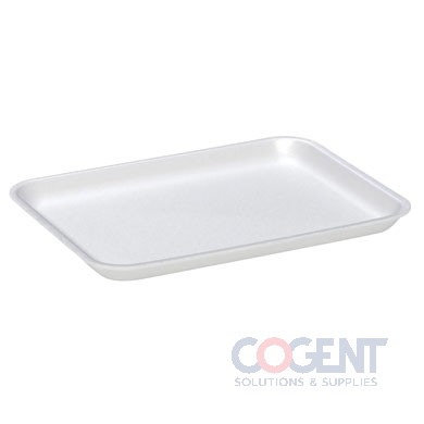 Foam Tray 20S White 8.7"x6.6"x.8" 500/cs