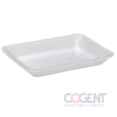 Foam Tray 4DHD White 9.26 x 7.25 x 1.26 500/CS   CKF