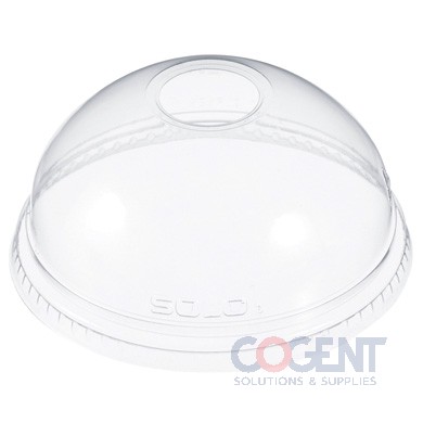 Lid Dome w/1" Hole 12/16/24oz Clear  1m/cs     DLR626      DT