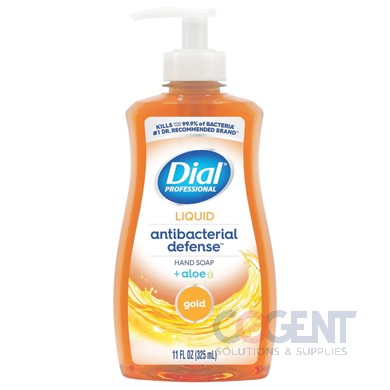 Dial Antimicrobial Liquid Soap W\Aloe Orig Scent 12/11oz Pump