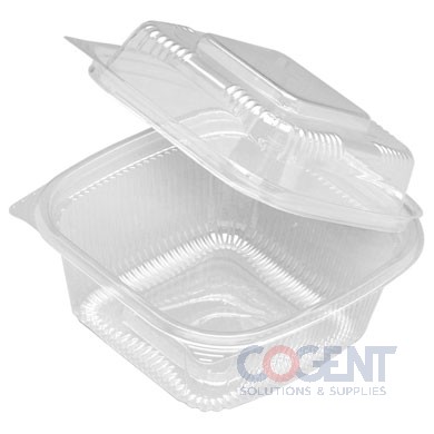 Container H/L OPS 5" Deep PS Clear 5.5"x5.5"x3.13" 250/cs