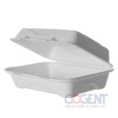 Clamshell 9x6x3 Sugarcane NPFA Vanguard 250/cs EP-HC96NFA