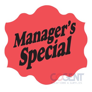 Label Managers Special Fluo Red w/Black 1m/rl
