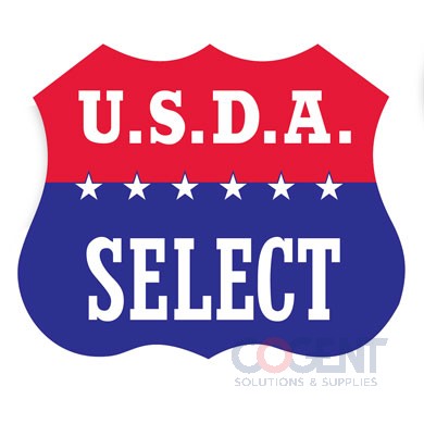 Label USDA Select Red White & Blue 500/rl