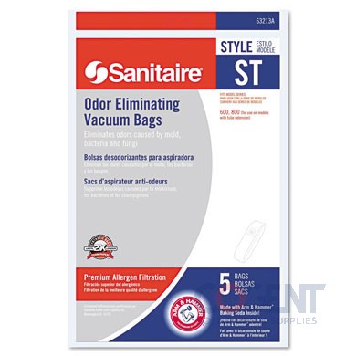 Eureka Disposable Vacuum Bag Style ST  5/pk 10pk/cs 63213-10