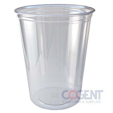 Deli Container 32oz Clear Round Alur APET 500/cs 9501038 FK