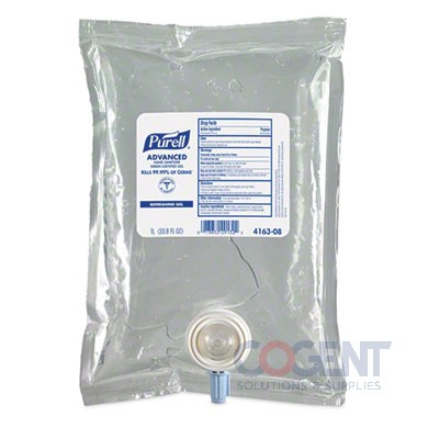 Purell Hand Sanitizer Frag Free Green Cert Adv. 8/1000ml/cs GOJ