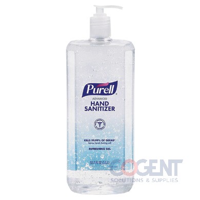 Advanced Hand Sanitizer Gel Pump Btl, Clean Scent 4/1.5ltr
