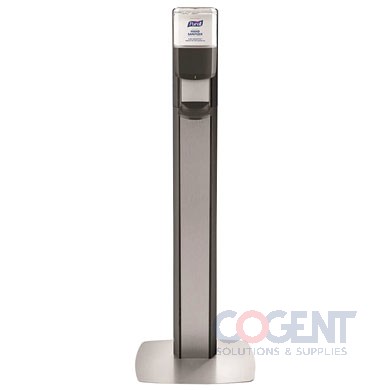 Floor Stand Hand Sanit Disp ES8 Dk Gry Purell 7318-DS-SLV    GJ
