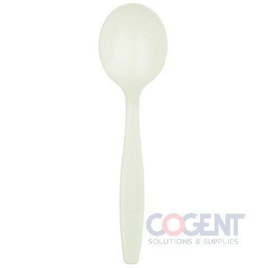Cutlery White PS Soup Spoon Xtra Heavy Wt (10/100) 1m/cs