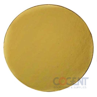 10" Gold Round Cake Board 3/32" Thickness 100/cs D9L27093