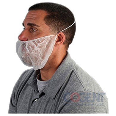 Beard Net Non Woven Bouffant 100/bg   10bxs/cs        68801X