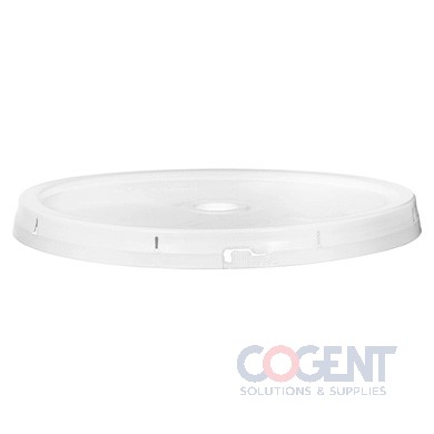 2.9 GAL Lid w/Tear Tab & Gasket White FDA        48/cs 20cs/plt