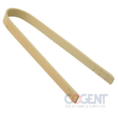 Serving Tong Squeeze Bamboo 5.91"  200/cs