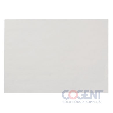Placemat White 15x20 Straight Edge 50#  1m/cs  PG01063
