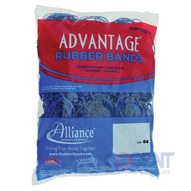 Rubberband #64 Blue Advantage 3.5"x.25" Approx 300 Per lb