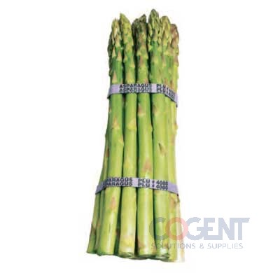 Rubberband #73 Green/Green Prt Organic Asparagus  20lb/cs