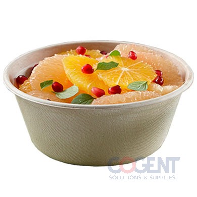 Bowl 16oz Rnd Nat Pulp NPFA Wide 5.89x2.4 500/cs