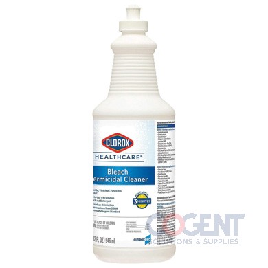 Clorox Healthcare Bleach Cleanr Germicial 32oz Pull top 6/cs