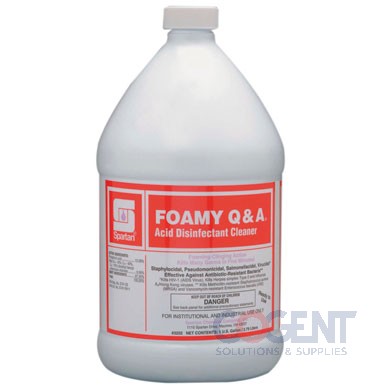 Foamy Q & A Acid Disinfectant Cleaner 4gl/cs