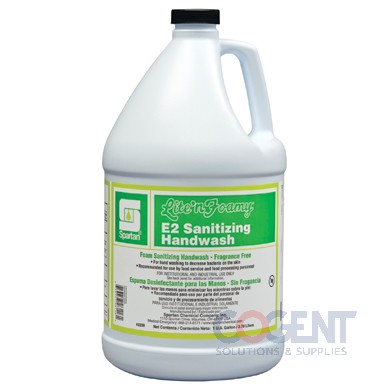 Lite'n Foamy E2 Hand Cleaner Sanitizer 4gl/cs