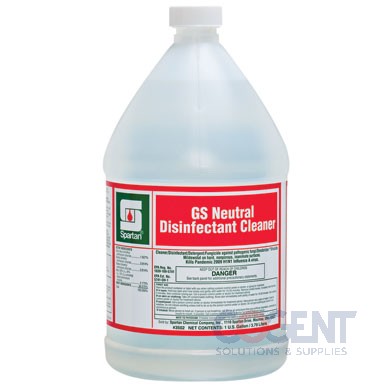 Green Solutions Neutral Disinfectant Cleaner 4gl/cs