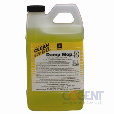Damp Mop Neutral Floor Clean CS COG Lemon Scent 4/2ltr 473602