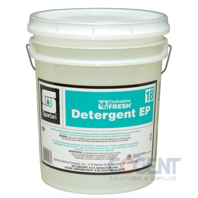 Laundry Detergent EP 18 5gal Clothesline Fresh 5gal/pl 7018
